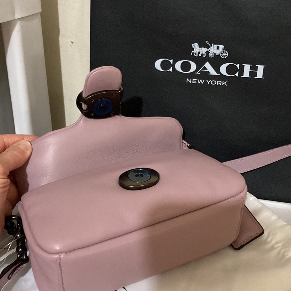 Coach Tabby 18 Iced Purple Pillow Leather shoulder bag - Picture 7 of 16